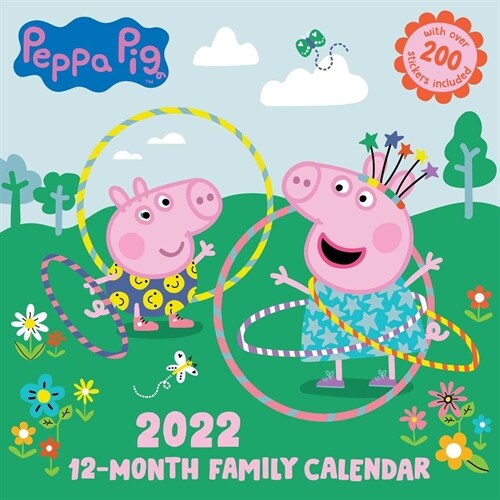 Peppa Pig 2022 Family Wall Calendar (Wall)