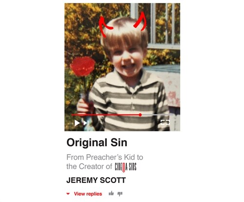 Original Sin: From Preachers Kid to the Creation of Cinemasins (and 3.5 Billion+ Views) (Audio CD)