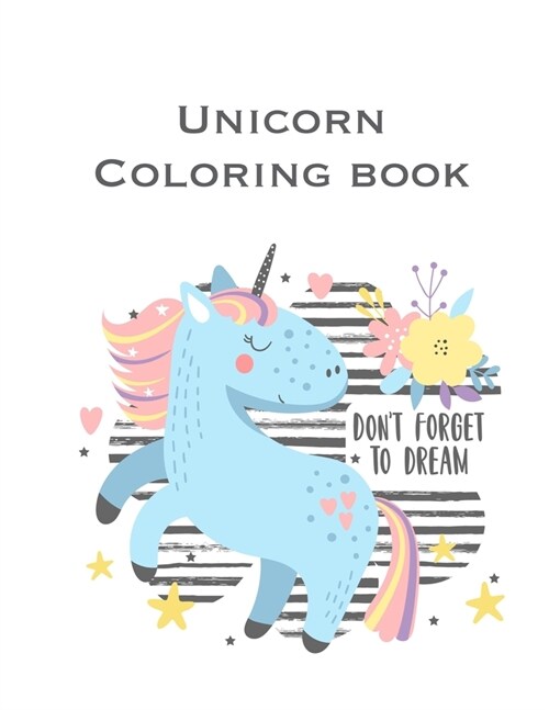 Unicorn Coloring book: Magical Coloring Book - 100 Magical Pages With Unicorns, For Kids Ages 4-8 (Paperback)