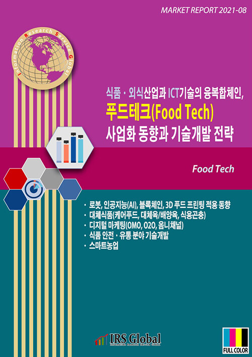 식품.외식산업과 ICT기술의 융복합체인, 푸드테크 사업화 동향과 기술개발 전략