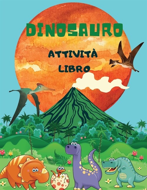 Libro di attività dei dinosauri (Paperback)