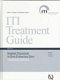 Iti Treatment Guide, Vol 3: Implant Placement in Post-Extraction Sites: Treatment Options (Hardcover)