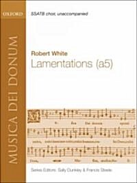 Lamentations (Sheet Music, Vocal score)