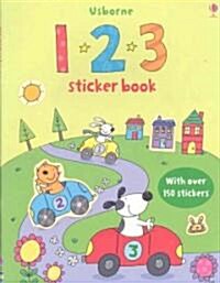 123 Sticker Book [With Over 150 Stickers] (Paperback)