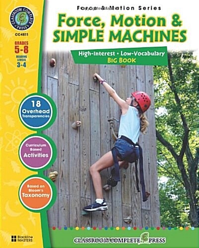 Force, Motion & Simple Machines, Big Book (Paperback)