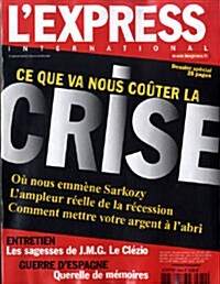 Le Express International (주간 프랑스판): 2008년 10월 16일