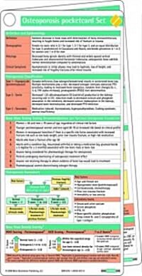 Osteoporosis Pocketcard Set (Cards, 1st, LAM)