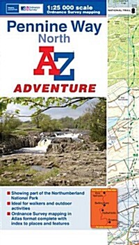 Penine Way (North) Adventure Atlas (Paperback)