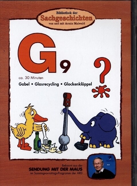 Bibliothek der Sachgeschichten - G9, Gabel / Glasrecycling / Glockenkloppel, 1 DVD (DVD Video)