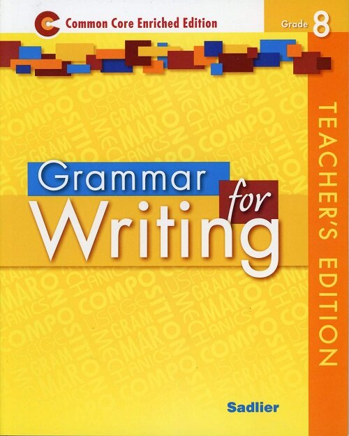 Grammar for Writing (enriched) Teachers Guide Yellow (G-8) (Paperback)