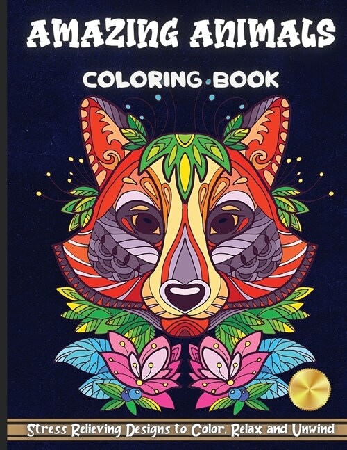 Amazing Animals Coloring Book (Paperback)