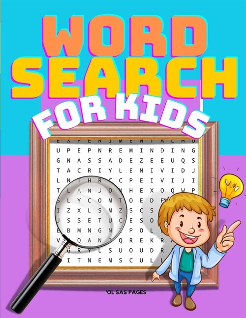 Word Search for Kids: Testing Word Search Book for Kids And Teens. Challenging Activity Book for Children, Boys and Girls. (Paperback)