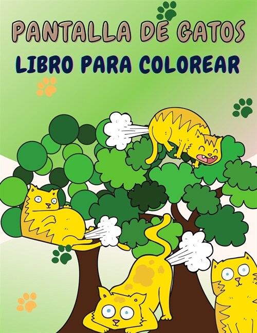 Libro para colorear de pedos de gato (Paperback)