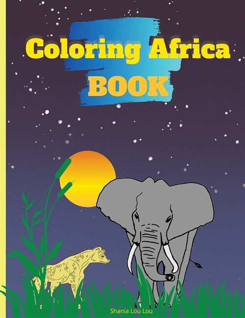 Coloring Africa Book (Paperback)