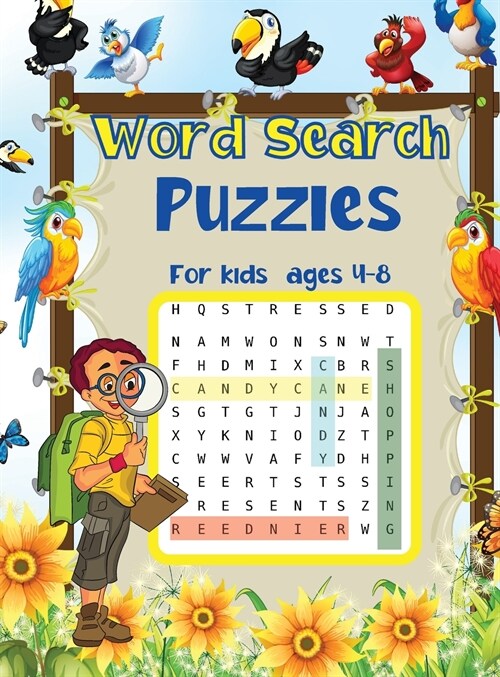 Word Search for Kids: An Amazing and Challenging Word Search Puzzles for Smart Kids (Hardcover)