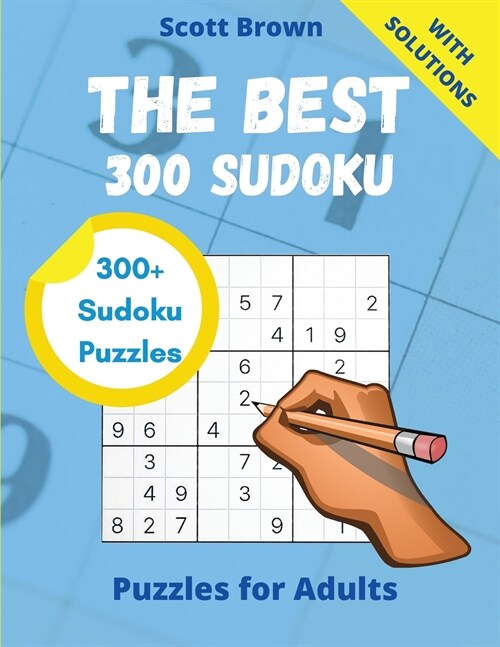 The Best 300 Sudoku: Puzzles for Adults (Paperback)