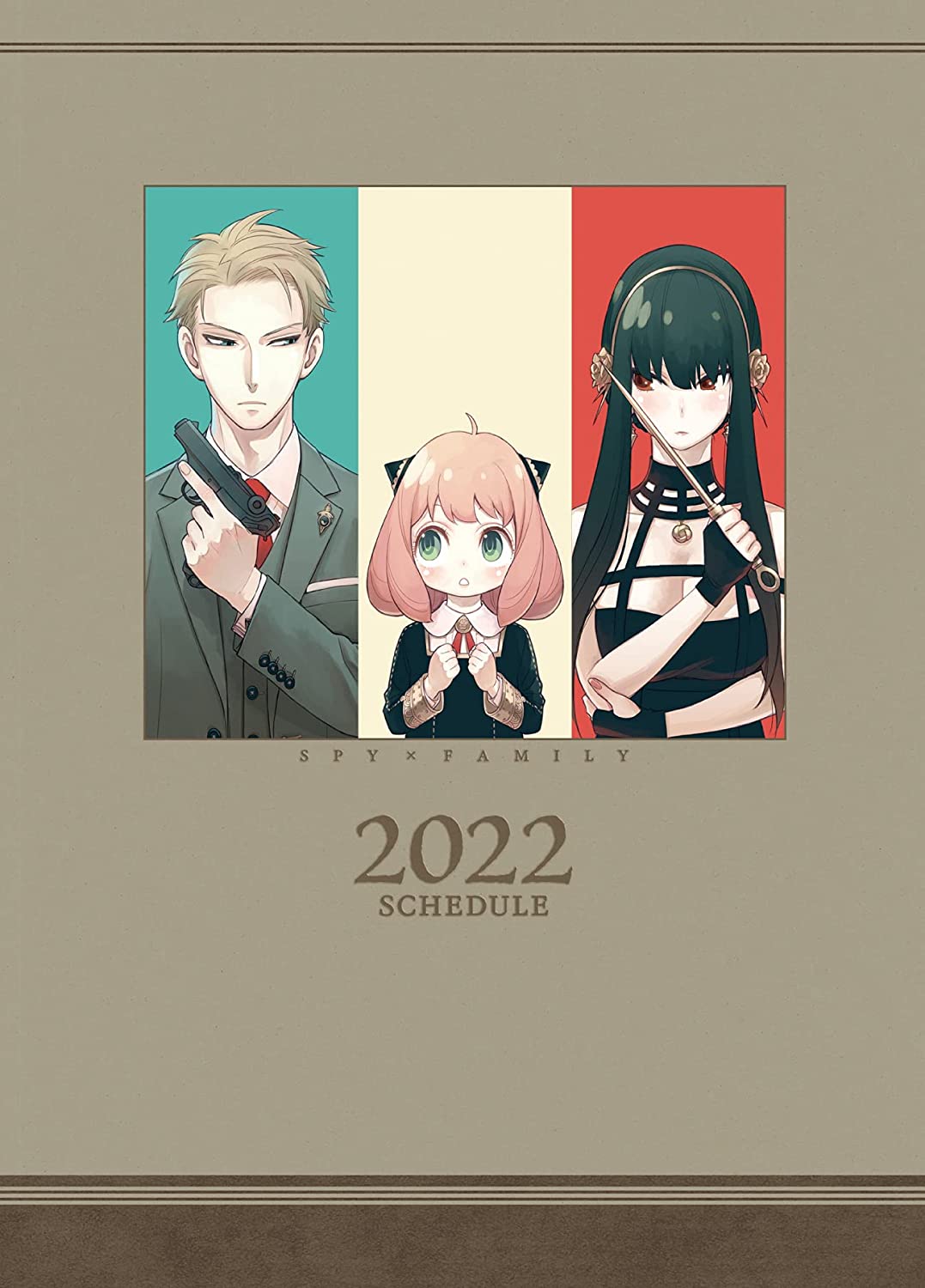 SPYxFAMILY 2022年スケジュ-ル帳