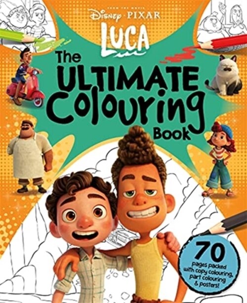 Disney Pixar Luca: The Ultimate Colouring Book (Paperback)
