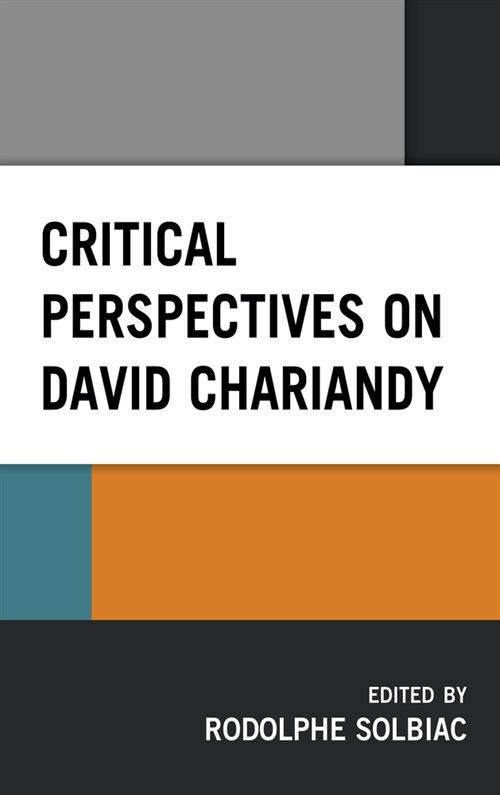 Critical Perspectives on David Chariandy (Hardcover)