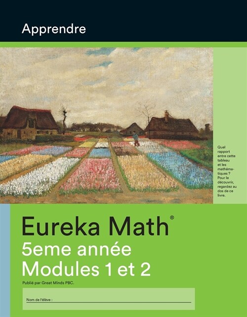 French - Eureka Math Grade 5 Learn Workbook #1 (Modules 1-2) (Paperback)