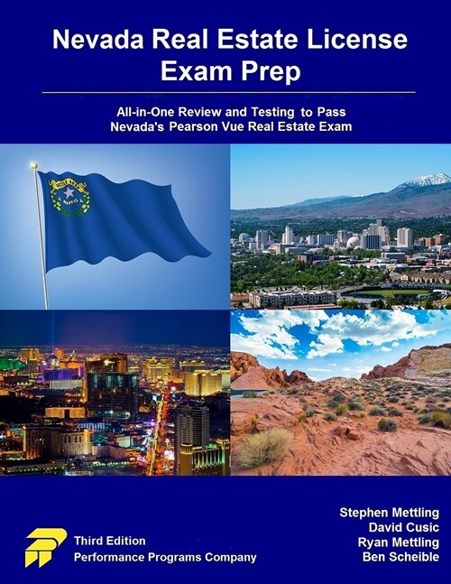 Nevada Real Estate License Exam Prep: All-in-One Review and Testing to Pass Nevadas Pearson Vue Real Estate Exam (Paperback, 3)