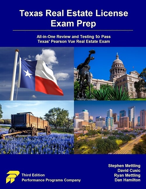 Texas Real Estate License Exam Prep: All-in-One Review and Testing to Pass Texas Pearson Vue Real Estate Exam (Paperback, 3)