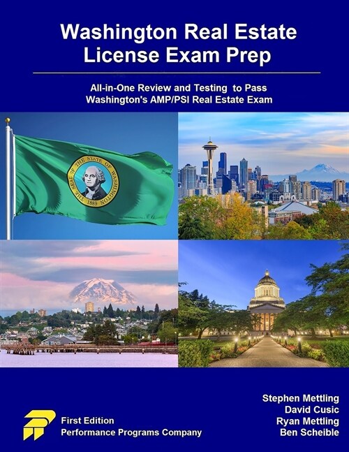 Washington Real Estate License Exam Prep: All-in-One Review and Testing to Pass Washingtons AMP/PSI Real Estate Exam (Paperback)