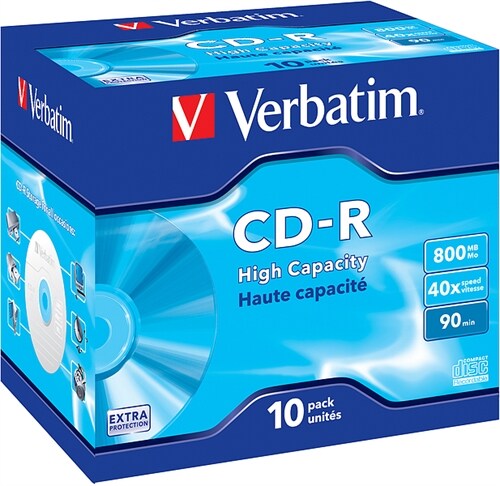 VERBATIM CD-R 800MB 40x 10er JewelCase (General Merchandise)