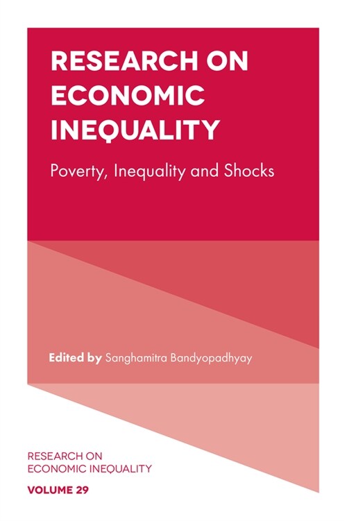 Research on Economic Inequality : Poverty, Inequality and Shocks (Hardcover)