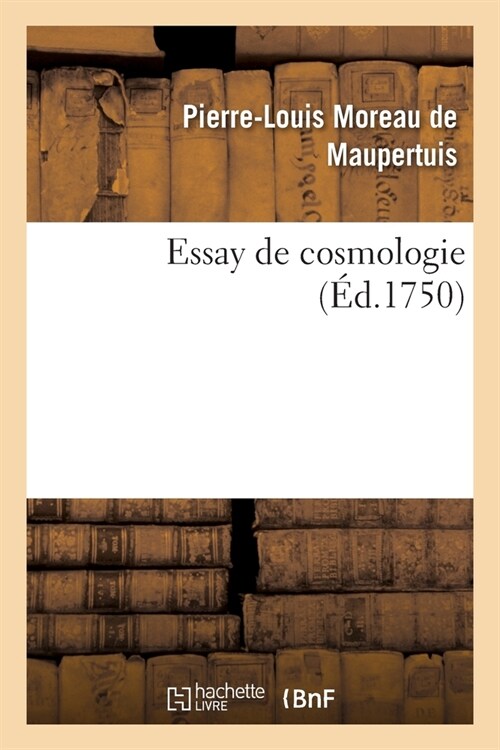 Essay de Cosmologie (Paperback)