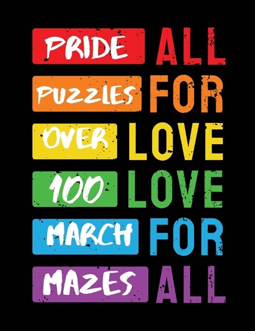 Pride Puzzles: Over 100 March Mazes (Paperback)