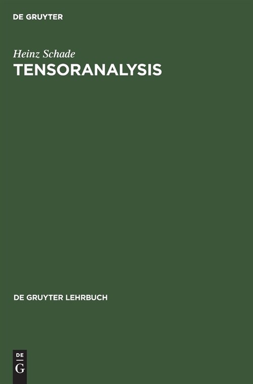 Tensoranalysis (Hardcover, Reprint 2021)