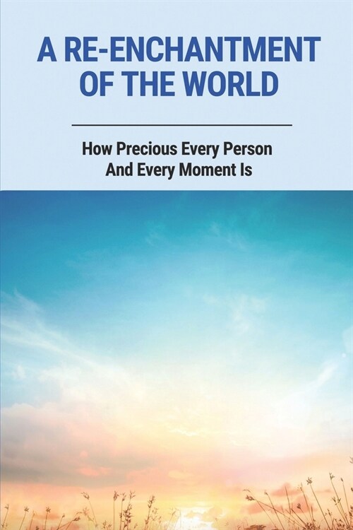 A Re-Enchantment Of The World: How Precious Every Person And Every Moment Is: Testament To The Life (Paperback)