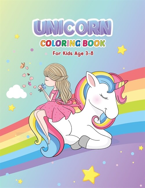 Unicorn Coloring Book (Paperback)