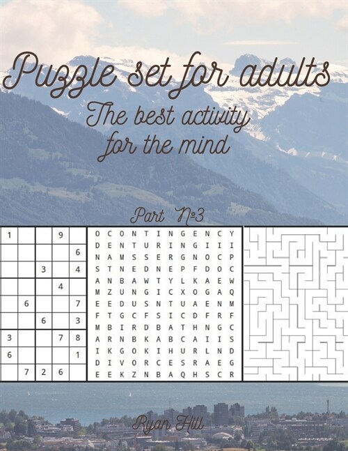 Puzzle set for adults: The best activity for the mind Part 3 (Paperback)