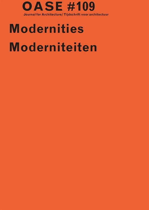 Oase 109: Modernities (Paperback)