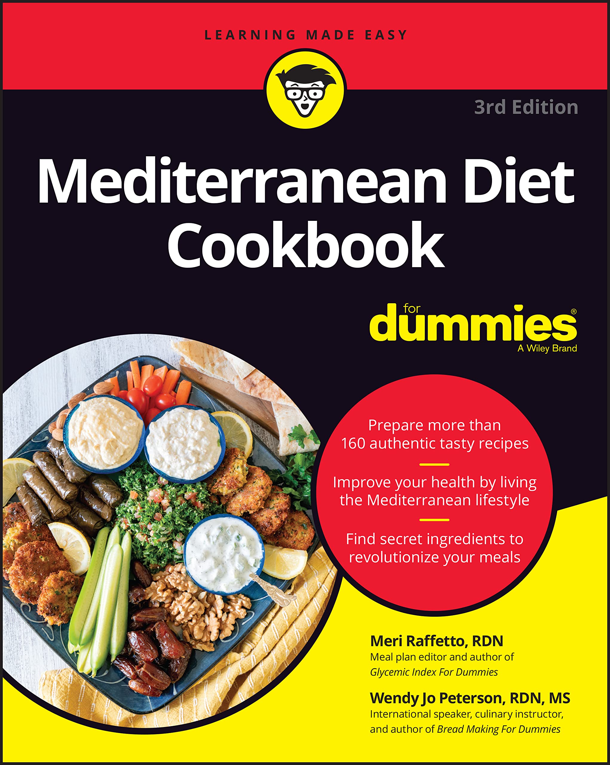 Mediterranean Diet Cookbook for Dummies (Paperback, 3)
