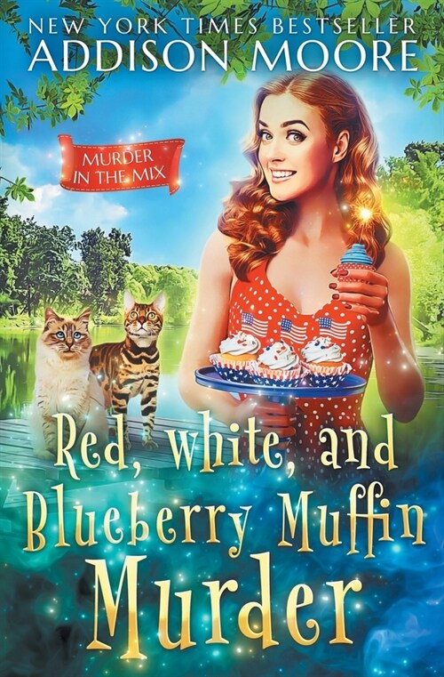 Red, White, and Blueberry Muffin Murder: Cozy Mystery (Paperback)