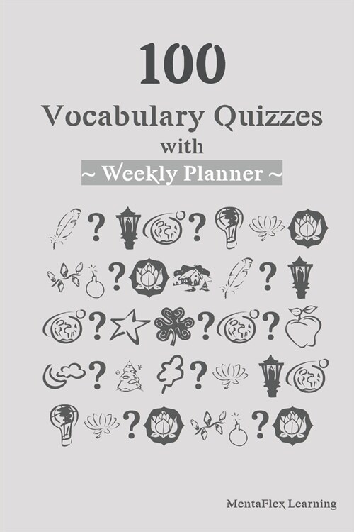 100 Vocabulary Quizzes with Weekly Planner (Paperback)