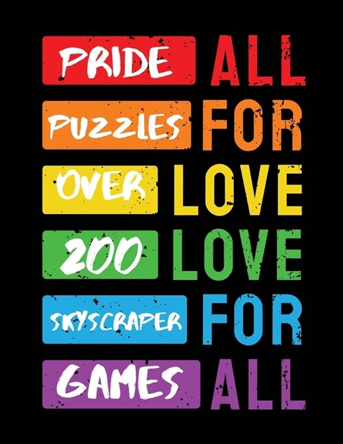 Pride Puzzles: Over 200 Skyscraper Games (Paperback)