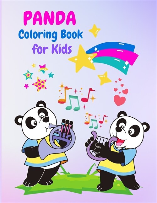 Panda: A Funny Coloring Book for Toddlers Who Loves Cute Panda (Paperback)
