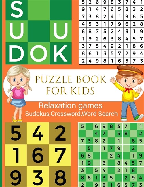Puzzle Book for Kids, Relaxation games for kids: Brain Games for Clever Kids: Puzzles to Exercise Your Mind (Paperback)