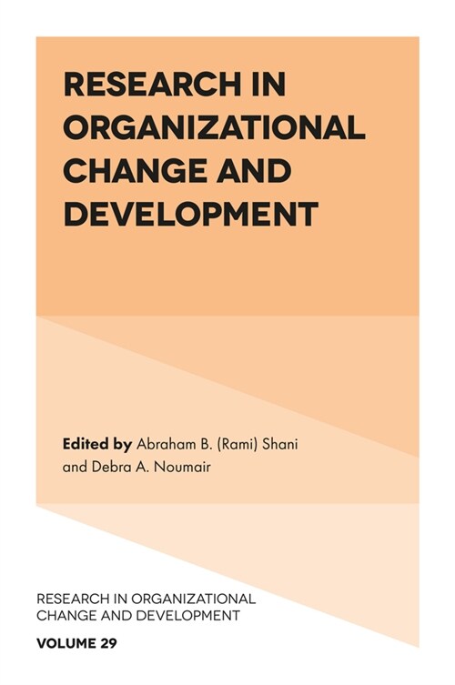 Research in Organizational Change and Development (Hardcover)