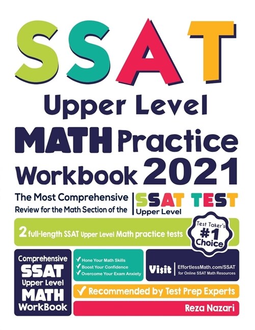 SSAT Upper Level Math Practice Workbook: The Most Comprehensive Review for the Math Section of the SSAT Upper Level Test (Paperback)