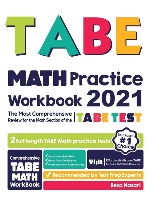 TABE Math Practice Workbook: The Most Comprehensive Review for the Math Section of the TABE Test (Paperback)