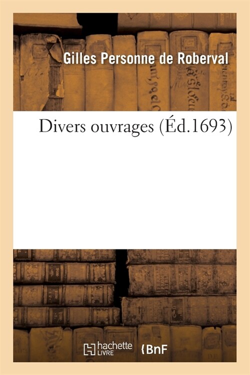 Divers Ouvrages (Paperback)