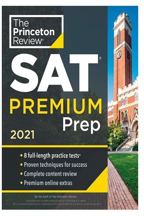 SAT 2021: 8 Practice Tests + Review & Techniques + Online Tools (2021) (College Test Preparation) (Paperback)