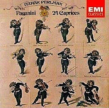 [중고] Paganini: 24 Caprices for Solo Violin / Perlman 