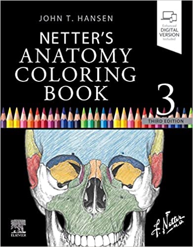 Netters Anatomy Coloring Book (Paperback, 3)