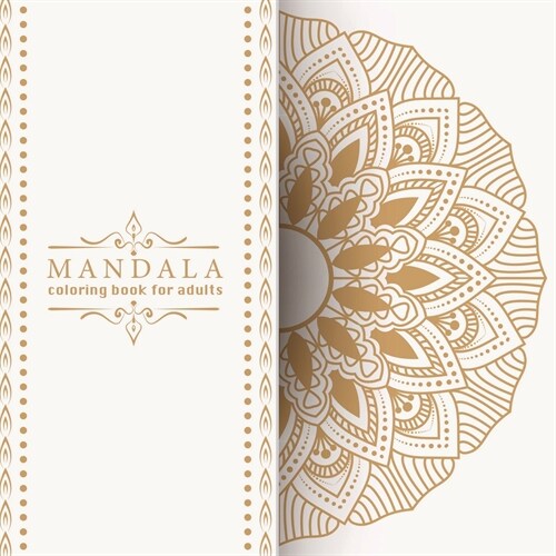 Mandala coloring book for adults (Paperback)